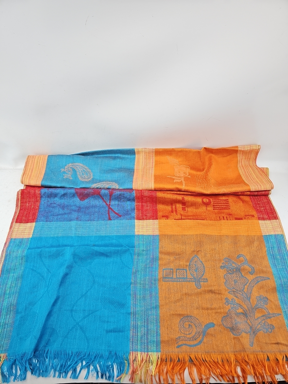 Patterned Pashmina Scarf Wrap
